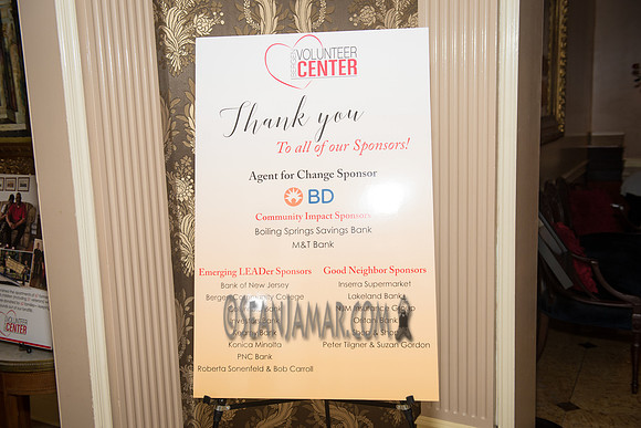 Bergen Volunteer Center - Hearts of Gold Dinner and Auction - The Stony Hill Inn - Hackensack NJ - 2017