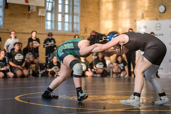PSAL Girls Team Wrestling Championship - Grover Cleveland HS - N