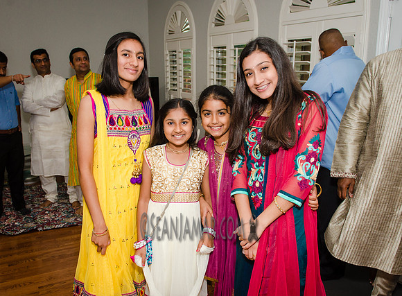 Khyaati and Joshua Ganesh Pooja - The Morar Home - Weatherford TX - 2017