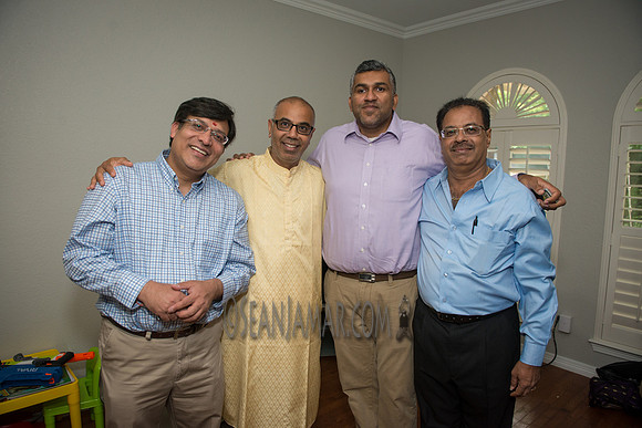 Khyaati and Joshua Ganesh Pooja - The Morar Home - Weatherford TX - 2017