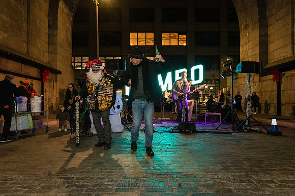 DID Christmas Tree Lighting - Dumbo Archway - NYC - 2024