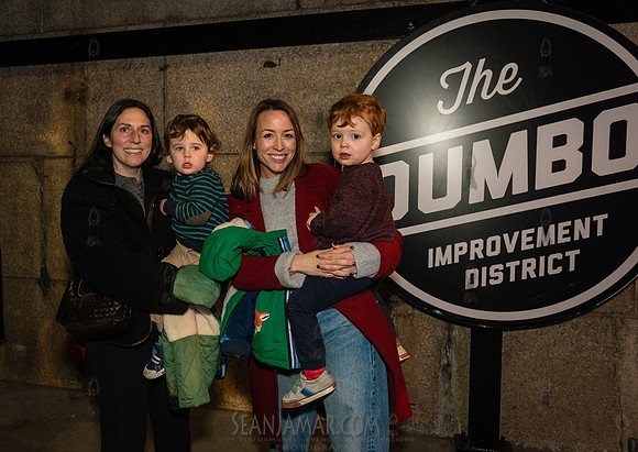 DID Christmas Tree Lighting - Dumbo Archway - NYC - 2024