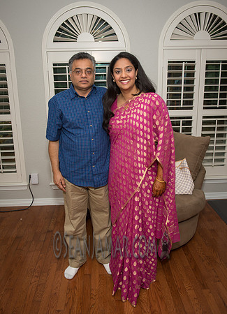 Khyaati and Joshua Ganesh Pooja - The Morar Home - Weatherford TX - 2017