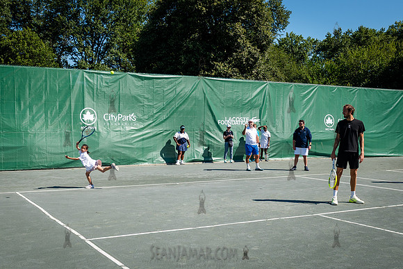 CPF Play - Lacoste Foundation Tennis Clinic - Central Park Tenni