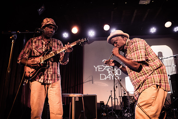 Living Colour's Vernon Reid & Corey Glover - BRC 30th Anniversary Kick Off Party - The Bell House - Brooklyn - 2015