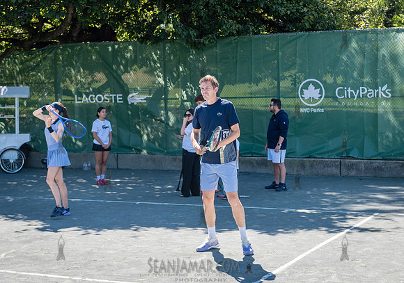 CPF Play - Lacoste Foundation Tennis Clinic - Central Park Tenni