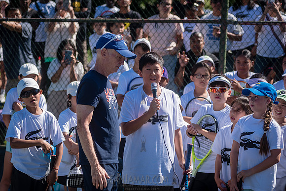 CPF Play - Lacoste Foundation Tennis Clinic - Central Park Tenni