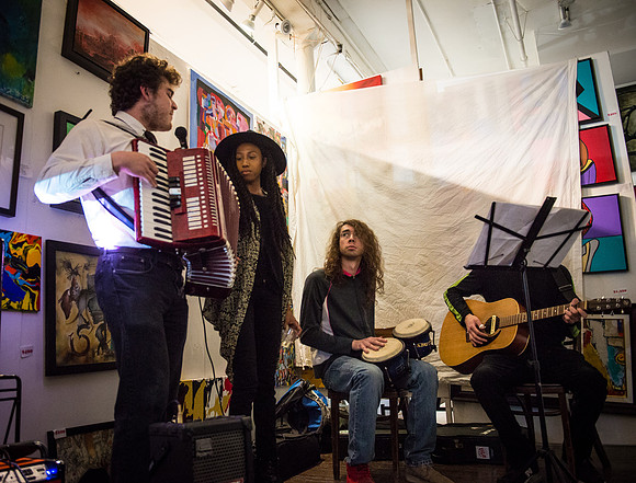 First Friday Pop Up Art Show & Music Showcase - Ward Nasse Gallery - SOHO NYC - May 2015