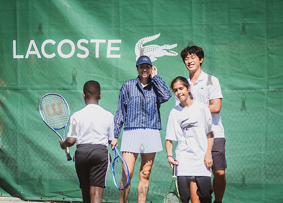 CPF Play - Lacoste Foundation Tennis Clinic - Central Park Tenni