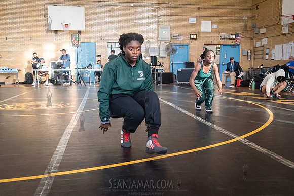 PSAL Girls Team Wrestling Championship - Grover Cleveland HS - N