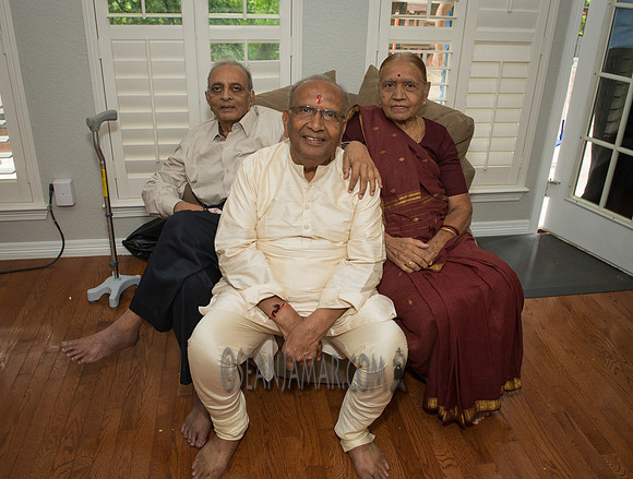 Khyaati and Joshua Ganesh Pooja - The Morar Home - Weatherford TX - 2017