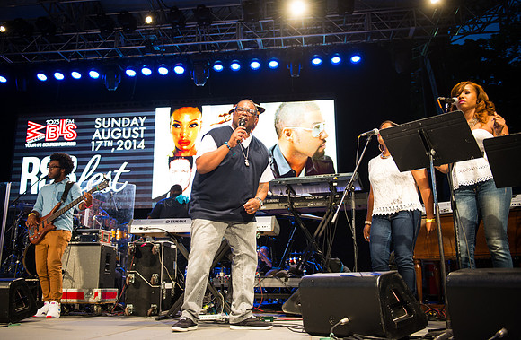 WBLS 6th Annual R&B Fest - David Hollister - Rumesey Playfield Central Park - NYC - 2014