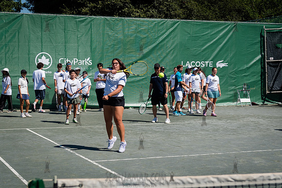 CPF Play - Lacoste Foundation Tennis Clinic - Central Park Tenni