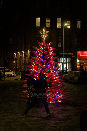 DID Christmas Tree Lighting - Dumbo Archway - NYC - 2024