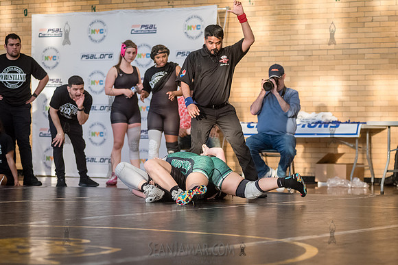 PSAL Girls Team Wrestling Championship - Grover Cleveland HS - N