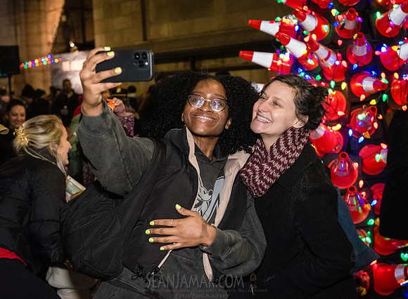 DID Christmas Tree Lighting - Dumbo Archway - NYC - 2024