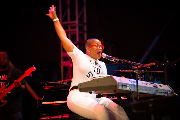 Avery Sunshine - Damrosch Park Bandshell Lincoln Center - NYC - 2014