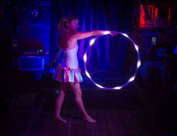 Sabrena Sunshine - Glow Burlesque - Hells Kitchen Lounge - Newark NJ - 2015