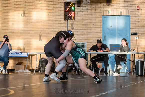 PSAL Girls Team Wrestling Championship - Grover Cleveland HS - N