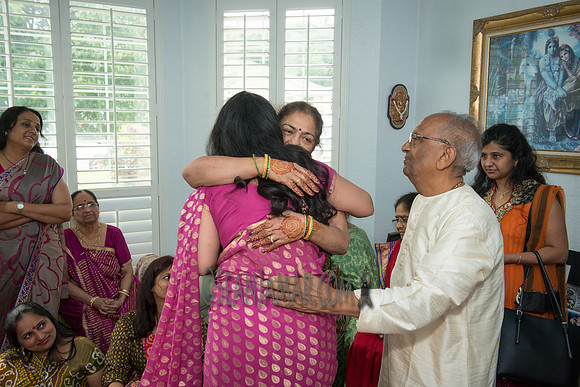 Khyaati and Joshua Ganesh Pooja - The Morar Home - Weatherford TX - 2017