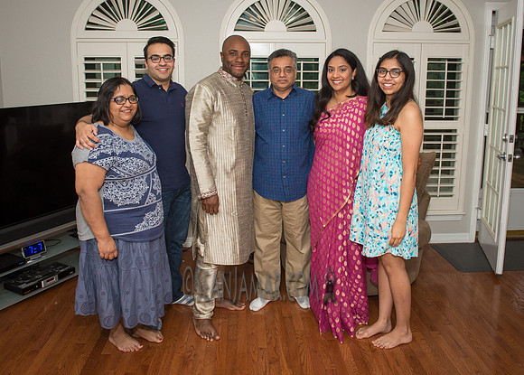 Khyaati and Joshua Ganesh Pooja - The Morar Home - Weatherford TX - 2017