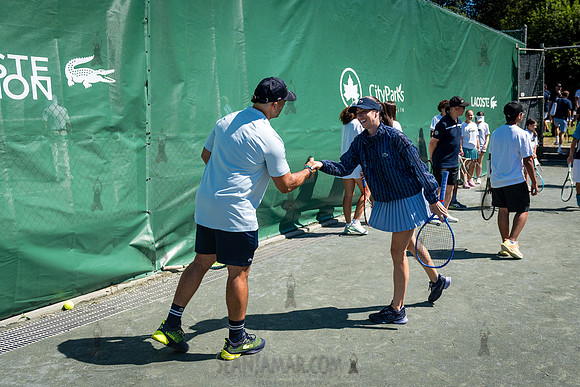 CPF Play - Lacoste Foundation Tennis Clinic - Central Park Tenni