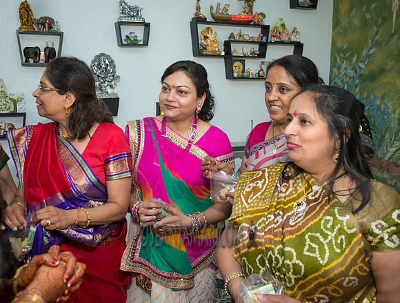 Khyaati and Joshua Ganesh Pooja - The Morar Home - Weatherford TX - 2017