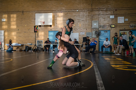 PSAL Girls Team Wrestling Championship - Grover Cleveland HS - N