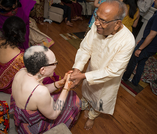 Khyaati and Joshua Ganesh Pooja - The Morar Home - Weatherford TX - 2017