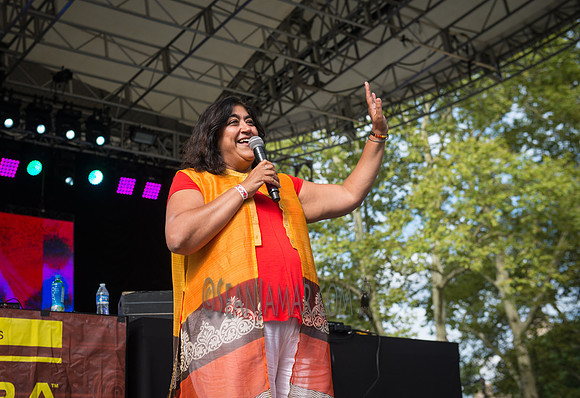 Gurinder Chadha - Basement Bhangra 20th Anniversary - Central Park - NYC - 2017