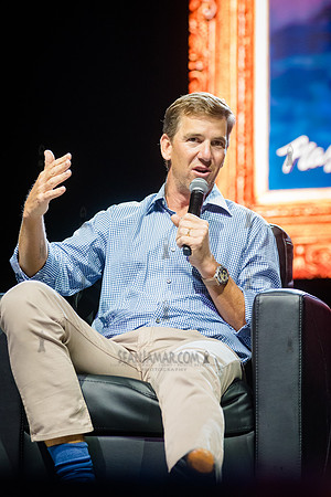 Eli Manning - Roommates Live Podcast - Rumsey Playfield - NYC -