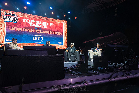 Jordan Clarkson - Roommates Live Podcast - Rumsey Playfield - NY