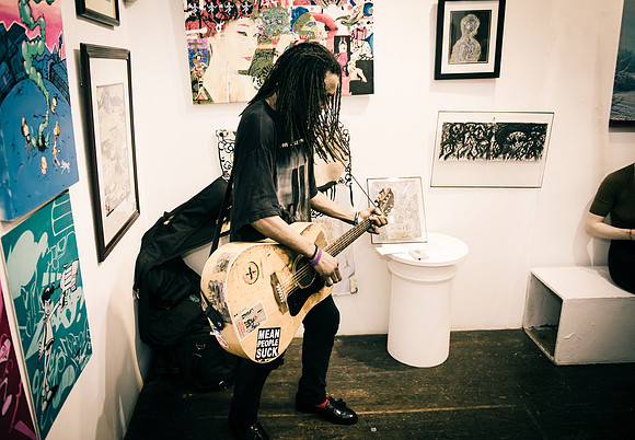 Baby Monroe - First Friday Pop Up Art Show & Music Showcase - Ward Nasse Gallery - SOHO NYC - April 2015