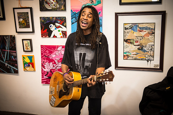 Baby Monroe - First Friday Pop Up Art Show & Music Showcase - Ward Nasse Gallery - SOHO NYC - April 2015