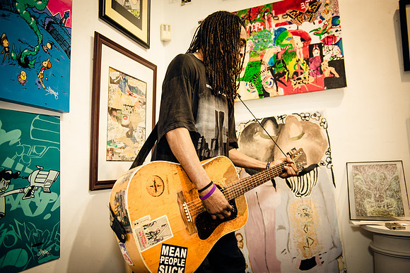 Baby Monroe - First Friday Pop Up Art Show & Music Showcase - Ward Nasse Gallery - SOHO NYC - April 2015