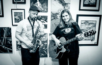 Alice James & Evan Francis - First Friday Pop Up Art Show & Music Showcase - Ward Nasse Gallery - SOHO NYC - April 2015