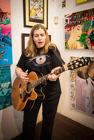 Alice James & Evan Francis - First Friday Pop Up Art Show & Music Showcase - Ward Nasse Gallery - SOHO NYC - April 2015