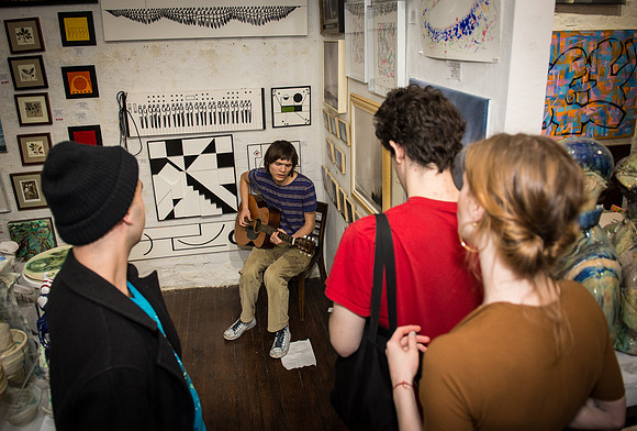 The Cradle - First Friday Pop Up Art Show & Music Showcase - Ward Nasse Gallery - SOHO NYC - April 2015