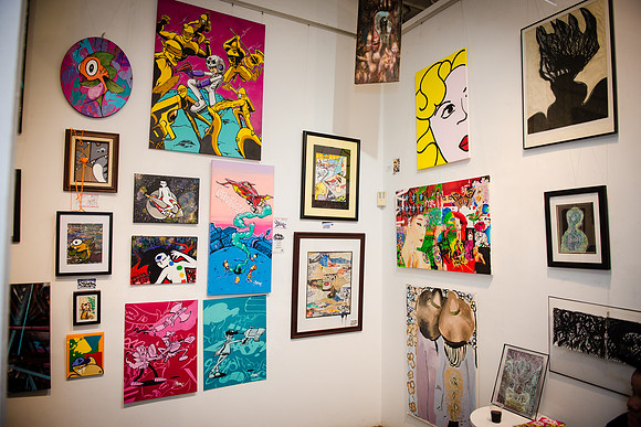 First Friday Pop Up Art Show & Music Showcase - Ward Nasse Gallery - SOHO NYC - April 2015