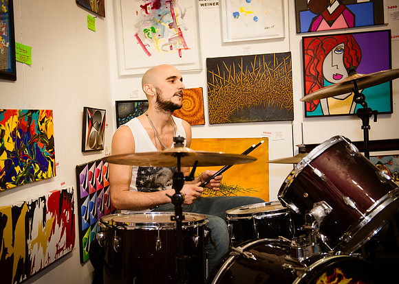 Bobbyrock - First Friday Pop Up Art Show & Music Showcase - Ward Nasse Gallery - SOHO NYC - April 2015