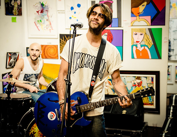 Bobbyrock - First Friday Pop Up Art Show & Music Showcase - Ward Nasse Gallery - SOHO NYC - April 2015