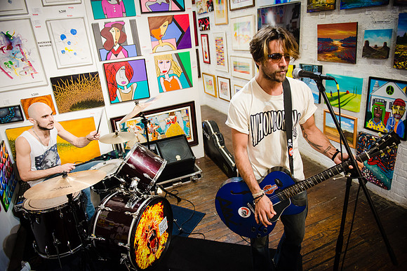Bobbyrock - First Friday Pop Up Art Show & Music Showcase - Ward Nasse Gallery - SOHO NYC - April 2015