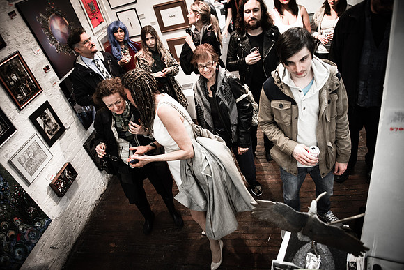 Bobbyrock - First Friday Pop Up Art Show & Music Showcase - Ward Nasse Gallery - SOHO NYC - April 2015