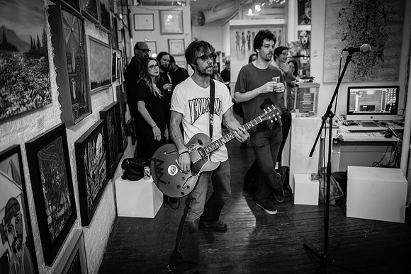 Bobbyrock - First Friday Pop Up Art Show & Music Showcase - Ward Nasse Gallery - SOHO NYC - April 2015