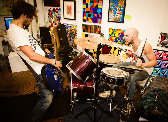 Bobbyrock - First Friday Pop Up Art Show & Music Showcase - Ward Nasse Gallery - SOHO NYC - April 2015
