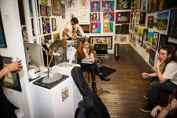 Ali Wagner - First Friday Pop Up Art Show & Music Showcase - Ward Nasse Gallery - SOHO NYC - April 2015