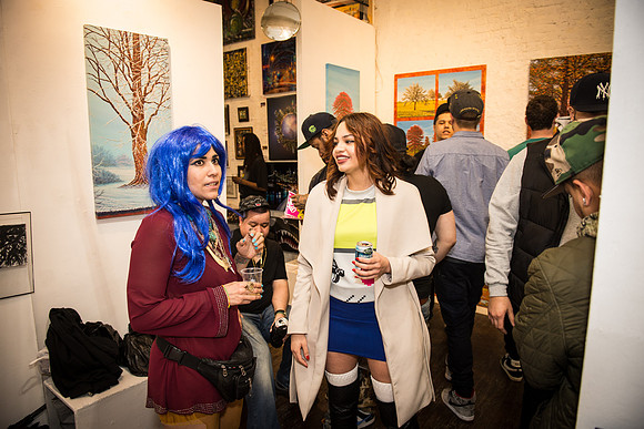 First Friday Pop Up Art Show & Music Showcase - Ward Nasse Gallery - SOHO NYC - April 2015