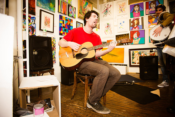 Human Host - First Friday Pop Up Art Show & Music Showcase - Ward Nasse Gallery - SOHO NYC - April 2015