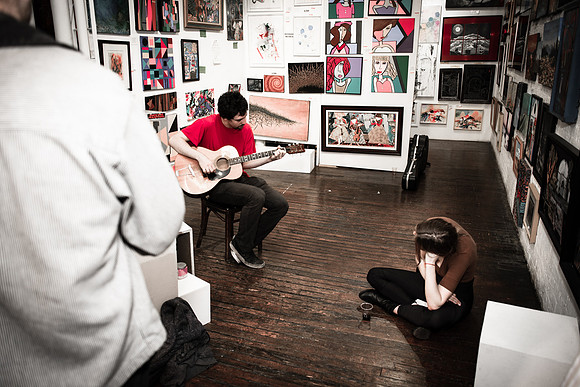 First Friday Pop Up Art Show & Music Showcase - Ward Nasse Gallery - SOHO NYC - April 2015