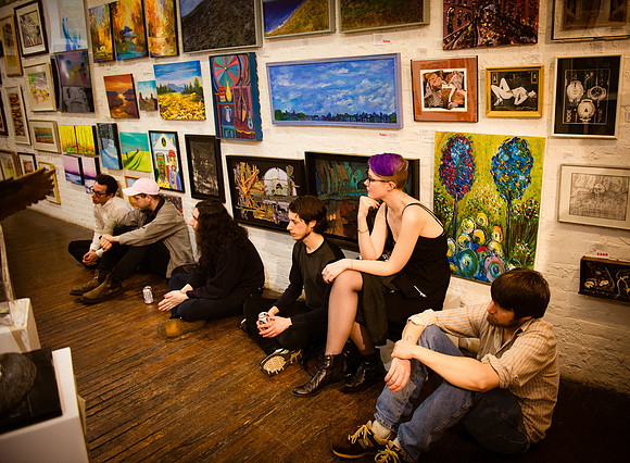 First Friday Pop Up Art Show & Music Showcase - Ward Nasse Gallery - SOHO NYC - April 2015